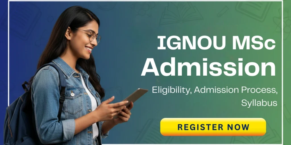 IGNOU MSc Admission