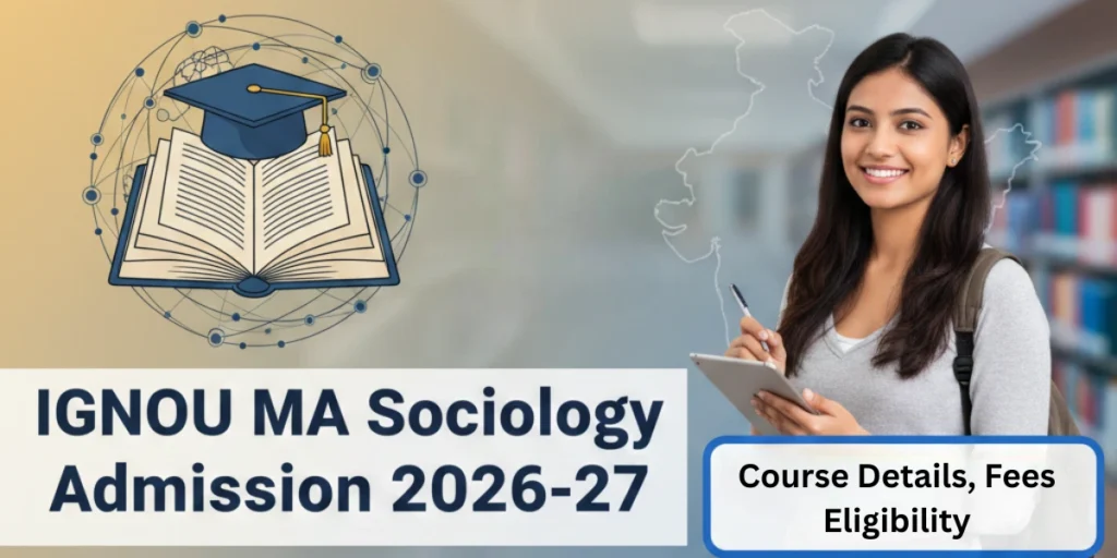 IGNOU MA Sociology Admission