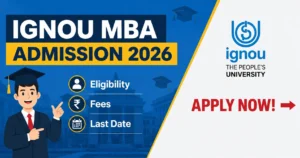 IGNOU MBA Admission